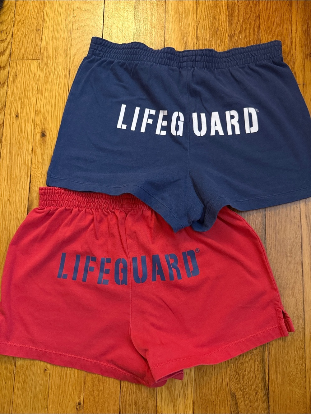 Speedo Red and Navy Lifeguard Elastic Waist Swim Shorts Duo - Picture 5 of 6